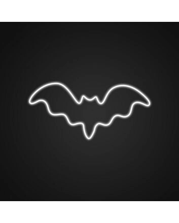 Bats Neon Sign for Halloween Decor