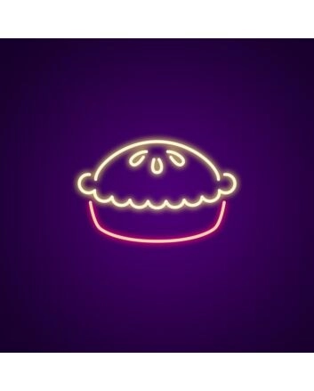 Pie Neon Sign for Kitchens and Food Lovers