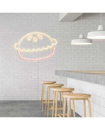 Pie Neon Sign for Kitchens and Food Lovers