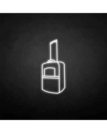 &#39;suitcase&#39; neon sign