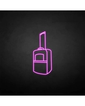 &#39;suitcase&#39; neon sign