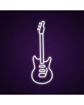 Guitar Sign Neon Sign for Music Lovers