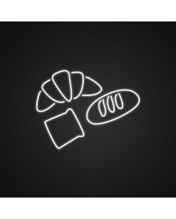 Bread Neon Sign for Kitchens and Bakeries