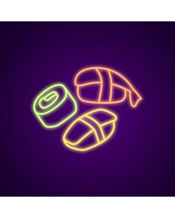Sushi Neon Sign for Food Lovers and Restaurants