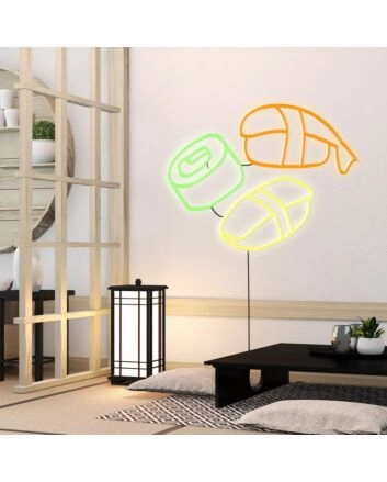 Sushi Neon Sign for Food Lovers and Restaurants