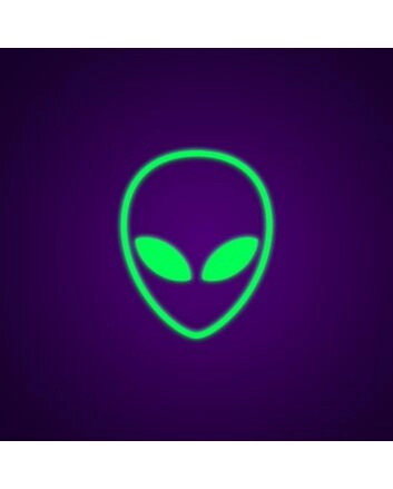 Alien Neon Sign for Whimsical and Playful Decor