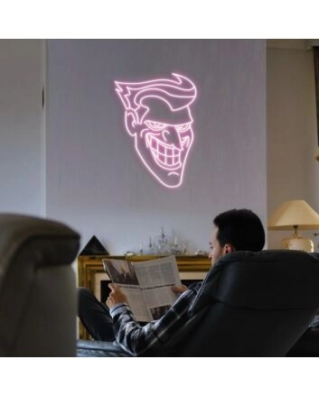 Joker Neon Sign for Bold and Edgy Decor