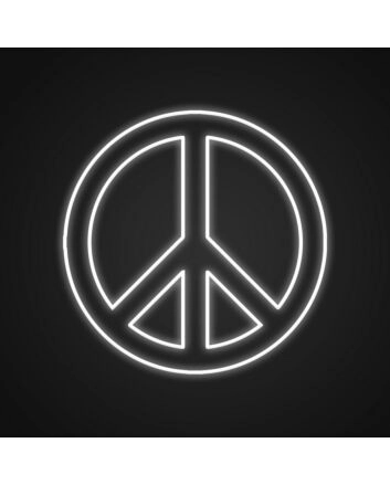 Peace Neon Sign for Zen and Peaceful Spaces