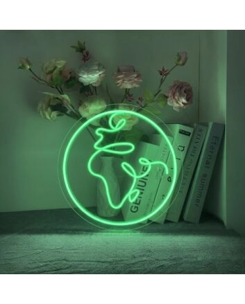 Earth Neon Sign for Nature Lovers