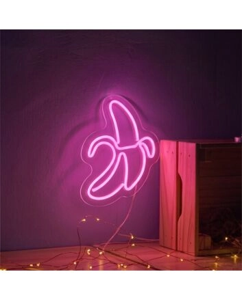Banana&#39; neon sign