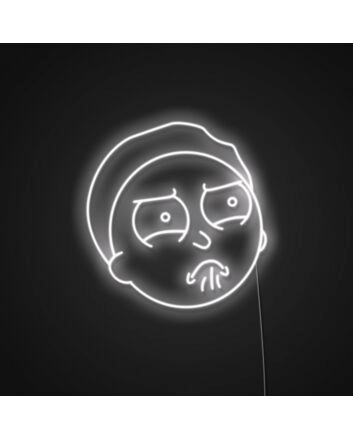 Morty Neon Sign for Rick and Morty Fans