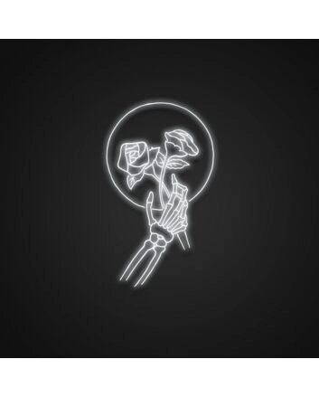 Skull Neon Sign for Edgy Decor