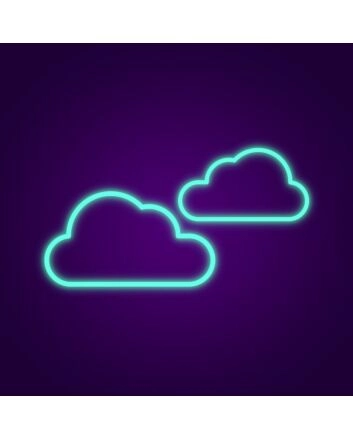 Clouds Neon Sign for Peaceful Spaces