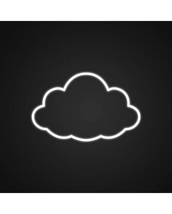 Clouds Neon Sign for Peaceful Spaces