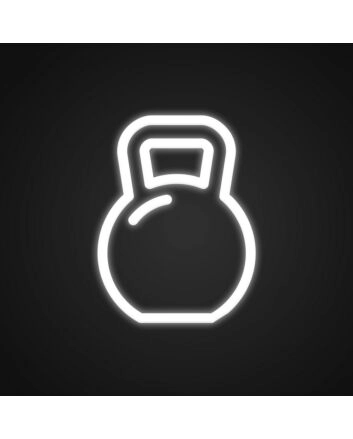 Weights Neon Sign for Fitness Studios