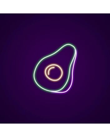 Avocado Neon Sign for Food Enthusiasts