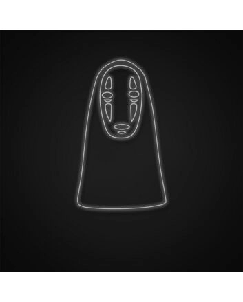 No Face Neon Sign for Anime Fans