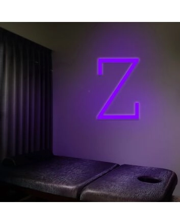 Letter Z Neon Sign for Unique Names