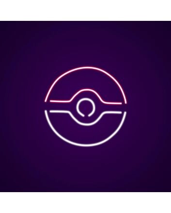 Pokeball Neon Sign for Anime Fans