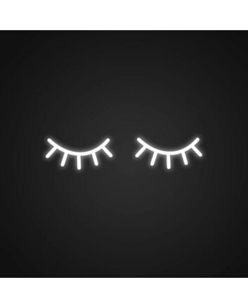 Eyelashes Neon Sign for Beauty Studios