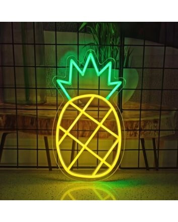 Pineapple Neon Sign for Tropical Themes