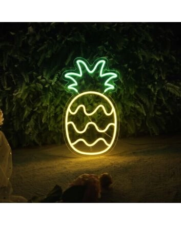 Pineapple Neon Sign for Tropical Themes