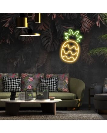 Pineapple Neon Sign for Tropical Themes