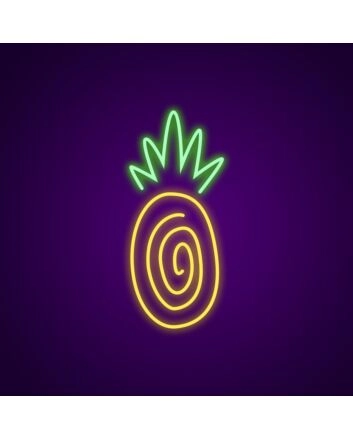 Pineapple Neon Sign Create a tropical vibe in your kitchen or bar