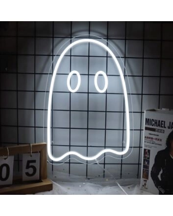 Ghost Neon Sign Add a spooky touch to your Halloween decor
