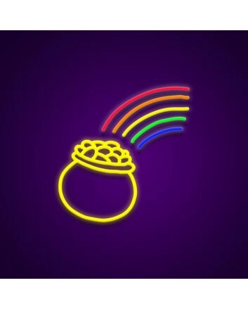 Pot Of Gold Neon Sign Add a lucky touch to your decor