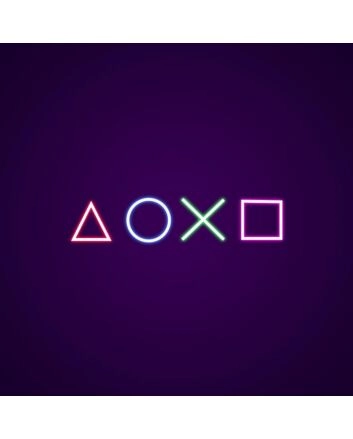 Playstation Neon Sign Ideal for gaming rooms and entertainment spaces