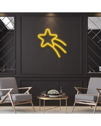 Wishing Star Neon Sign Make a wish every night with this star sign