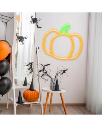 Pumpkin Custom Neon Sign Perfect for Halloween decorations