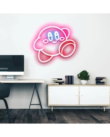 Kirby Sign Neon Sign Great for game rooms and kids&#039; spaces