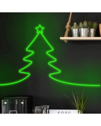 Christmas Tree Neon Sign Add holiday cheer to your decor