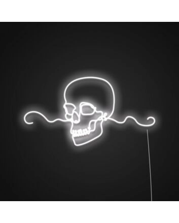 Skull Customizable Sign Neon Sign Perfect for unique and edgy decor