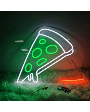 Pepperoni Pizzas Neon Sign Ideal for pizzerias and food lovers