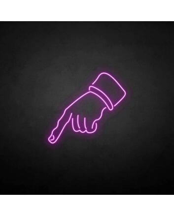 &#39;Point&#39; neon sign