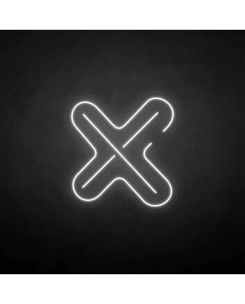&#39;Cross&#39; neon sign