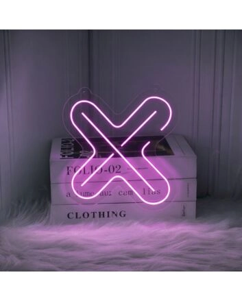 &#39;Cross&#39; neon sign