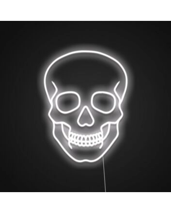 Simple Skull Customizable Sign Neon Sign Add a personal, edgy touch
