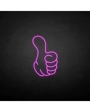 &#39;Thumps&#39; neon sign