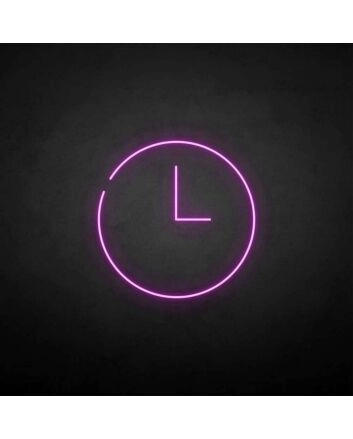 &#39;Time&#39; neon sign