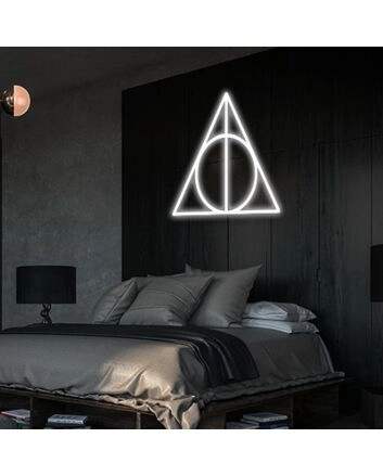 The Symbol of Magic Neon Sign Perfect for fans to showcase their love for magic