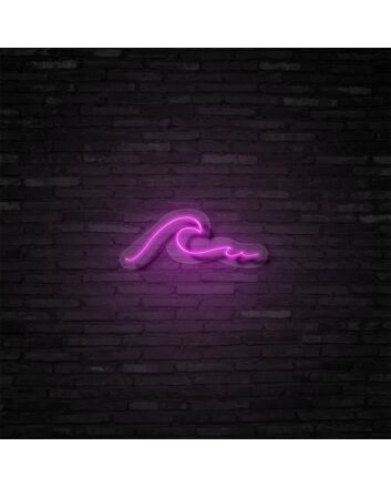 Wave Neon Sign Perfect for beach and ocean-themed decor