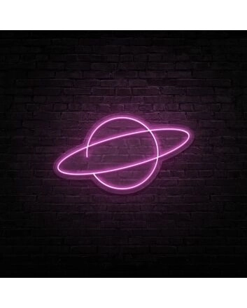 Planet Neon Sign Add a celestial and dreamy touch