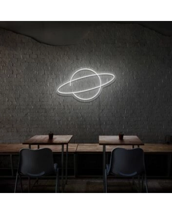 Planet Neon Sign Add a celestial and dreamy touch