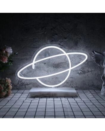 Planet Neon Sign Add a celestial and dreamy touch