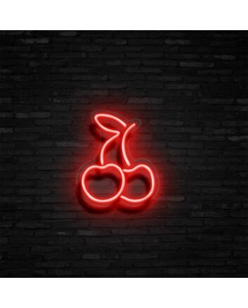 Cherry Neon Sign Add a playful and fruity touch