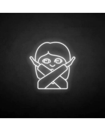 &#39;NO&#39; neon sign